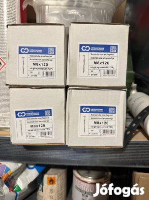 Szerkezetépítő csavar 8x120