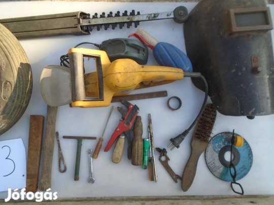 Szerszámok fellelt állapotban