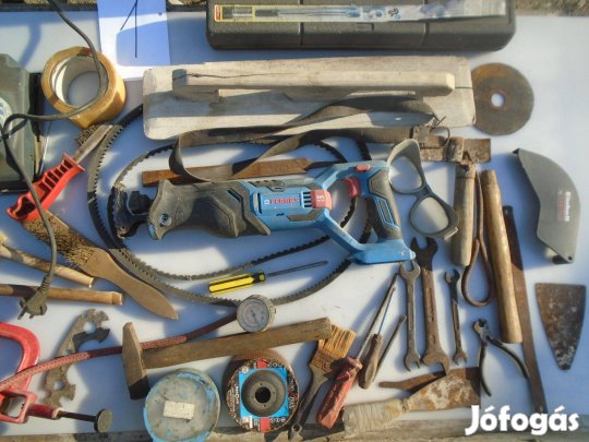 Szerszámok fellelt állapotban