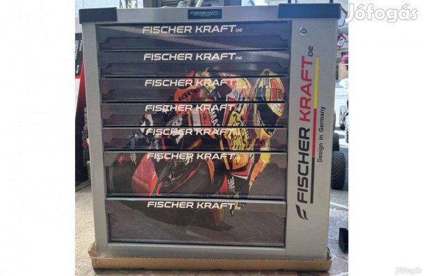 Szerszámos Kocsi Prémium Minőségű, 7 fiókos