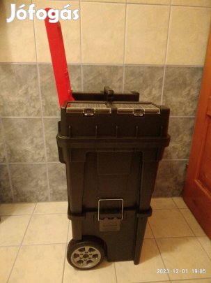 Szerszámos láda gurulós koffer táska 2 dbra szétszedhető nagy méret új