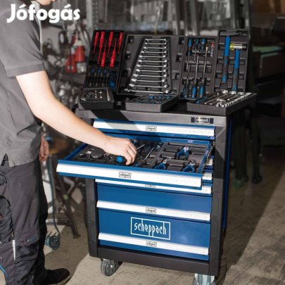 Szerszámoskocsi műhelykocsi 263 darabos szerszámkészlet Zárható TW1000