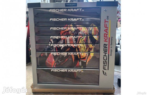 Szerszámoskocsi műhelykocsi 7 fiókos