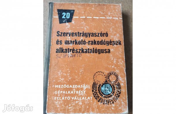 Szervestrágyaszóró és markoló-rakodógépek alkatrészkatalógus