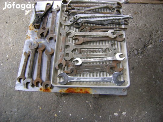 Szerzsámkészlet darabok