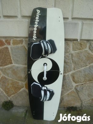 Szétszedhető Kiteboard kite board 143x44 papucsokkal, fogantyúval