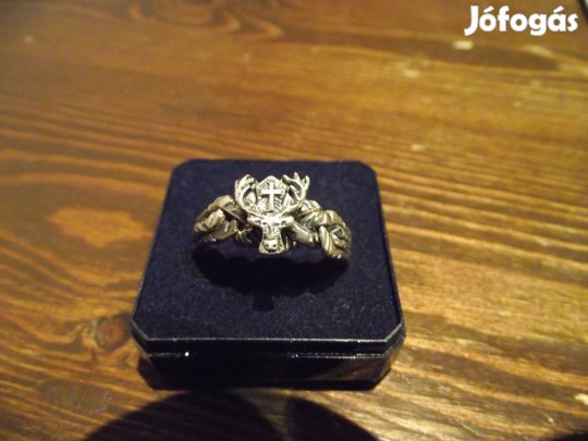 Szétszedhető ezüst vadászgyűrű