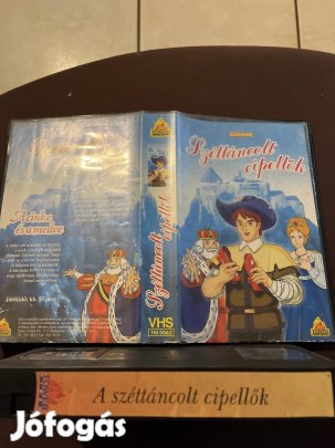 Széttáncolt cipellők mese vhs. 