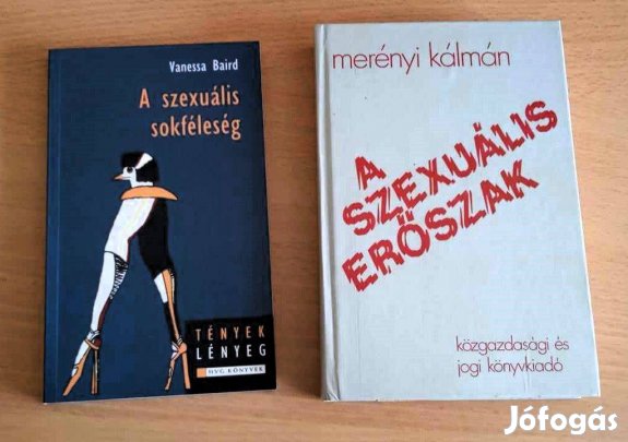 Szexuális témájú, ismeretterjesztő könyvek, 2 db