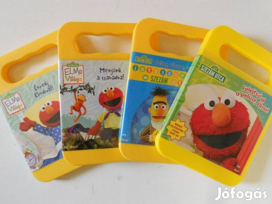 Szezám utca Elmo - DVD 4db