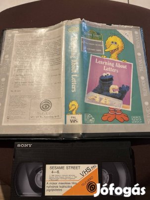 Szezame street mese vhs. 