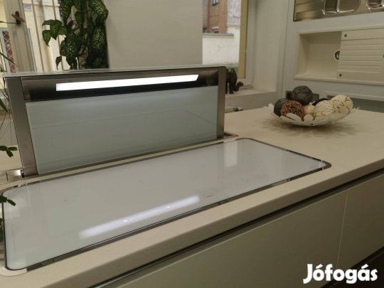 Sziget páraelszívó és keskeny indukciós fehér főzőlap - Elica