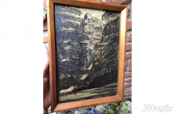 Szignózott festmény , 1960-as évekből 10000 Ft