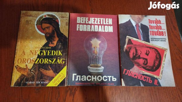 Szilágyi Ákos (szerk.) / könyvcsomag / 3 db könyv