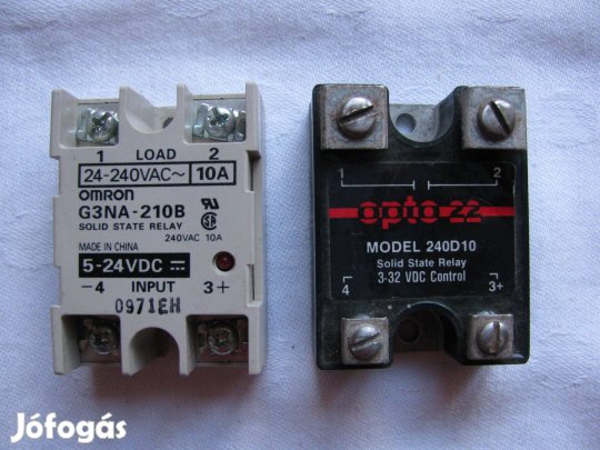 Szilárdtest relé, 2 db különböző
