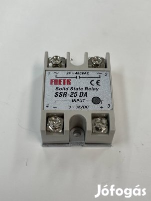 Szilárdtest relé (Solid State Relay) SSR-25 DA