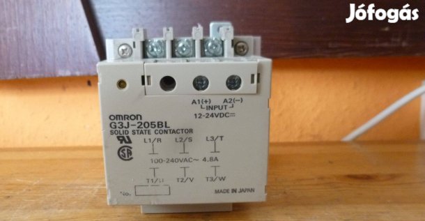 Szilárdtest relé hűtőbordával 3fázisú motorokhoz Omron ( 5308)