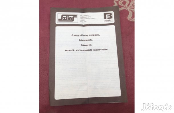 Szilas gyógynövény cseppek ismertetője 1000 Ft