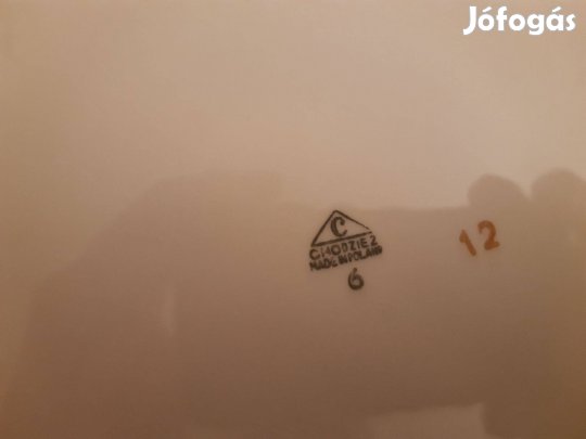 Sziléziai porcelán dísztál