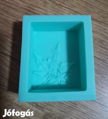 Szilikon Szappan öntőforma juharlevél mintával Új