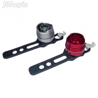 Szilikon kerkpr lmpa kszlet (ell s htul)