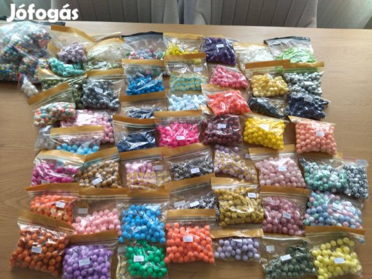 Szilikongyöngy cumilánc készítéshez