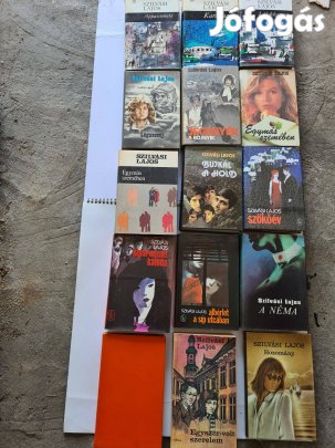 Szilvási Lajos 15db könyve