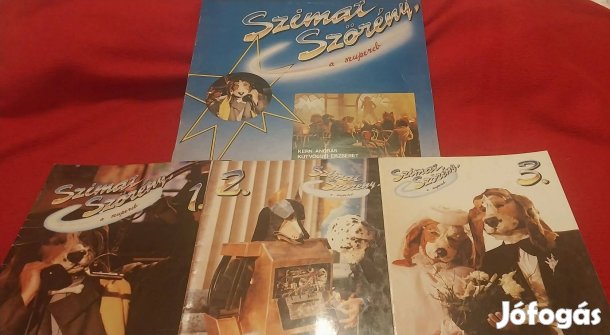 Szimat Szörény 1,2,3. képregény és bakelitlemez