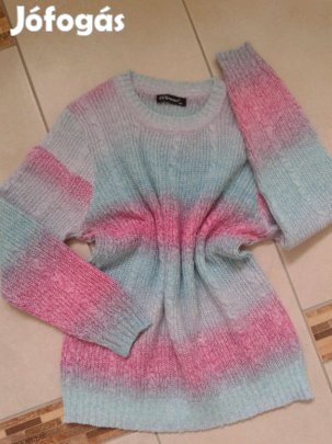 Színátmenetes meleg kötött pulóver