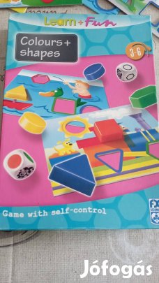 Színek és formák társasjáték.