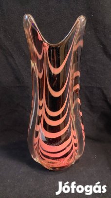 Színes Cseh üveg váza