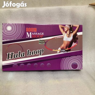 Színes Masszírozó hulahopp karika - 90 cm
