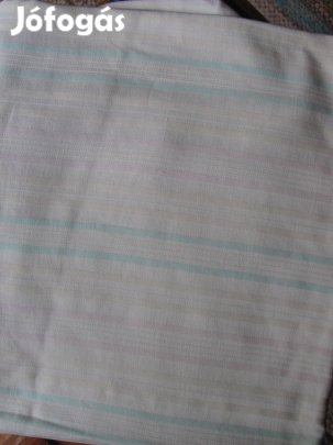 Színes, csíkos nagypárnahuzat - damaszt