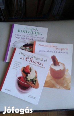 Színes, mutatós szakácskönyv, nosztalgikus receptek gasztronómia könyv