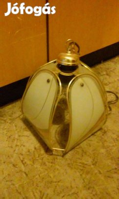 Szines, üveglapos mennyezeti lámpa