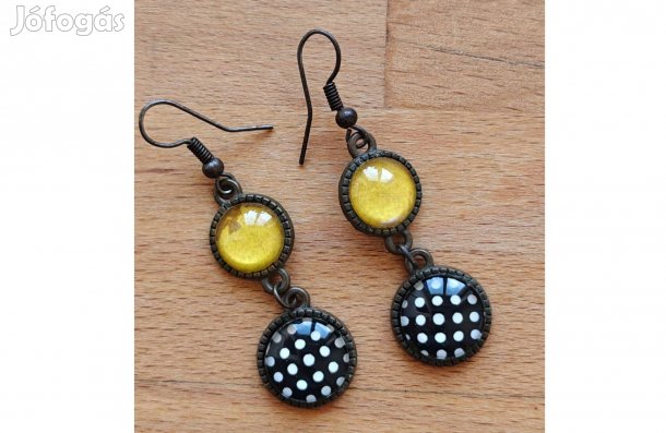 Színes beakasztós fülbevaló