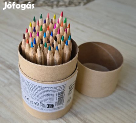 Színes ceruza készlet henger 40 db-os