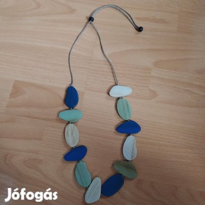 Színes csodaszép fa nyaklánc
