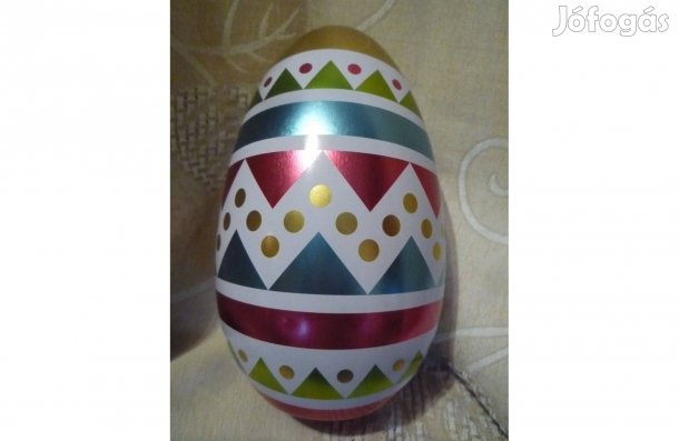 Színes fém szétnyitható tároló tojás