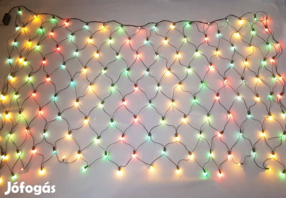Színes fényfüggöny led fényfüzér égősor 1