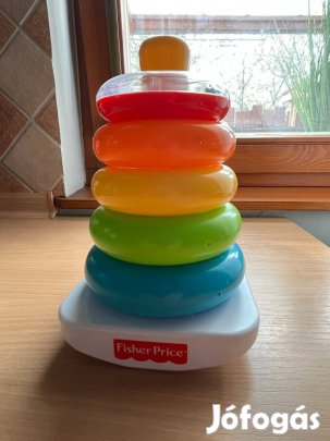 Színes gyűrűpiramis - Fisher-Price Kacagj és Fejlődj!