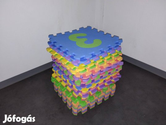 Színes habszivacs puzzle szőnyeg gyerekeknek - betűkkel és számokkal!