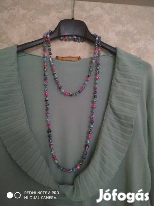 Színes hosszú bizsu nyaklánc