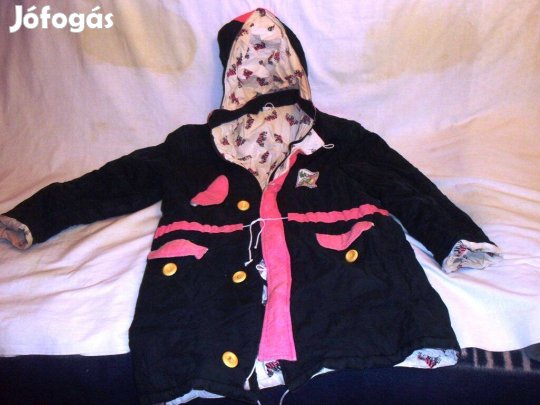 Szines kapucnis tini bélelt dzseki