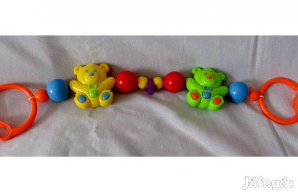 Színes macis kiságyfüggő