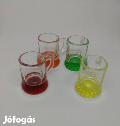 Színes röviditalos poharak cukiság!