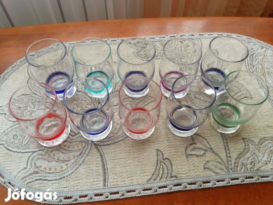 Színes vizes poharak, Eladók!!