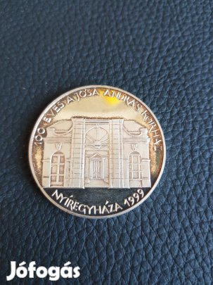 Színezüst emlékérem 1999