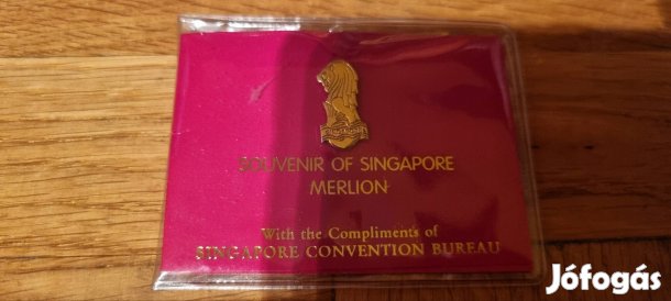 Szingapúri kongresszusi iroda souvenir 