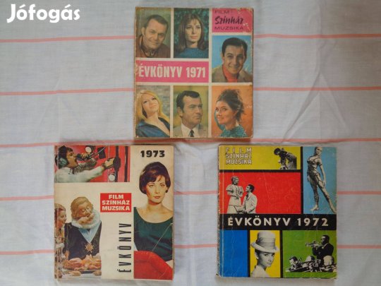 Szinházi évkönyvek eladó